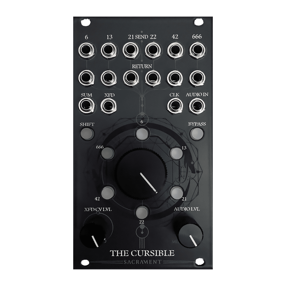 Erica Synths x Sacrament Modular The Cursible Morphing Effects-Send Matrix Eurorack Module