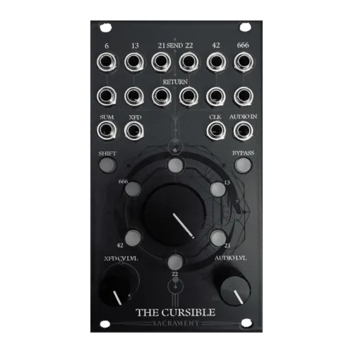 Erica Synths x Sacrament Modular The Cursible Morphing Effects-Send Matrix Eurorack Module