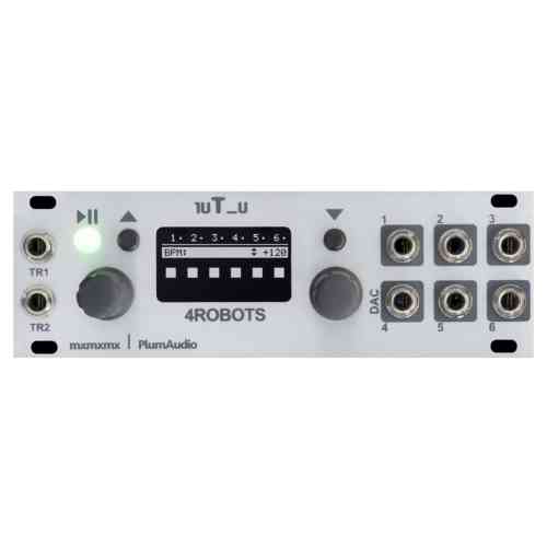 Plum Audio 1uT_u 4ROBOTS Eurorack Module (Silver)