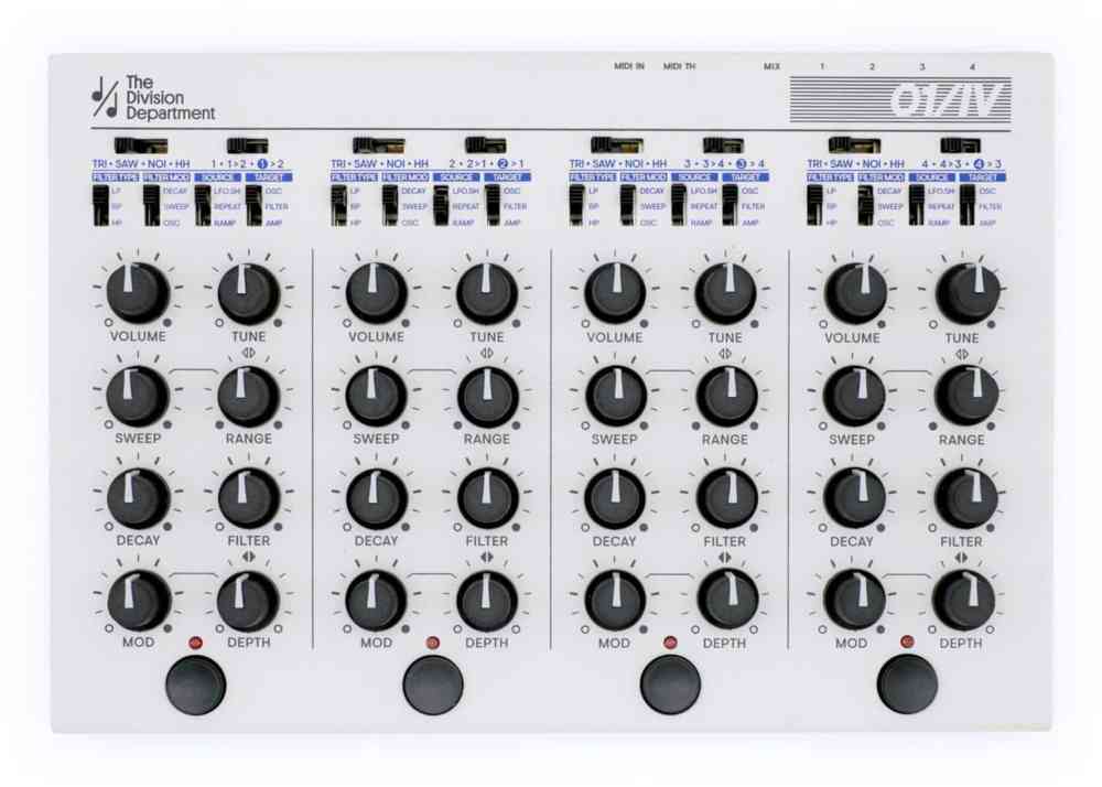 The Division Department 01/1V Analog Drum Synthesizer