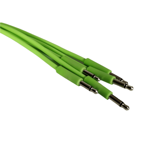 After Later Audio Skinny Patch Cables (30cm – 5 Pack – Green)