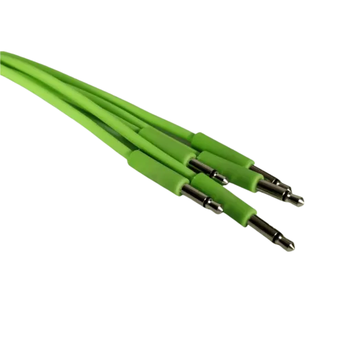 After Later Audio Skinny Patch Cables (30cm – 5 Pack – Green)