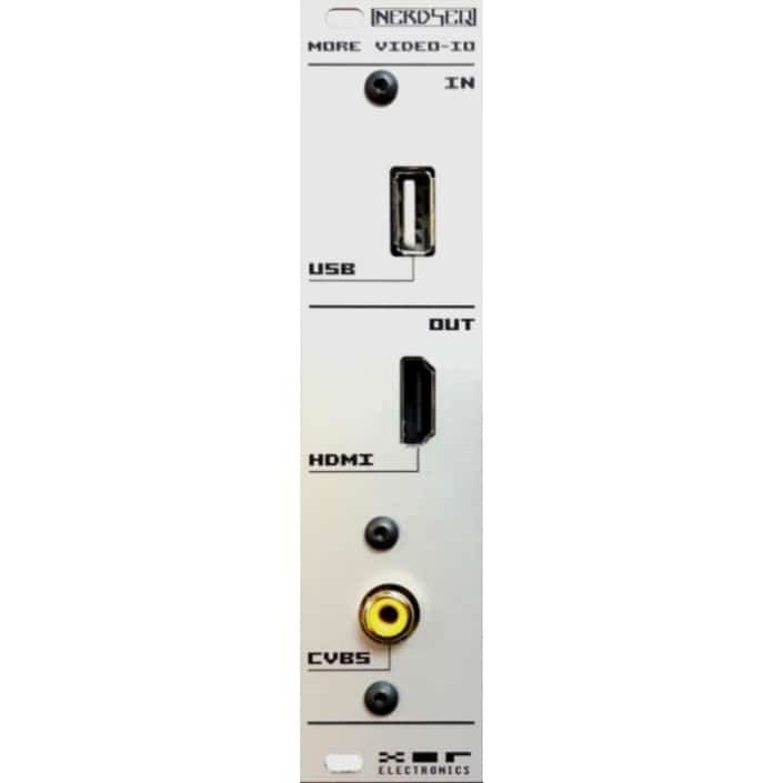 XOR Electronics NerdSEQ More Video-IO Expander Eurorack Module (Silver)