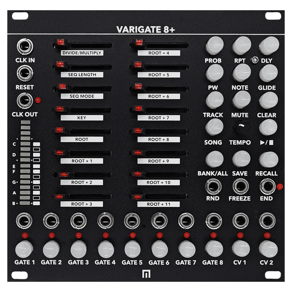 Malekko Varigate 8+ Eurorack Sequencer Module (Black)