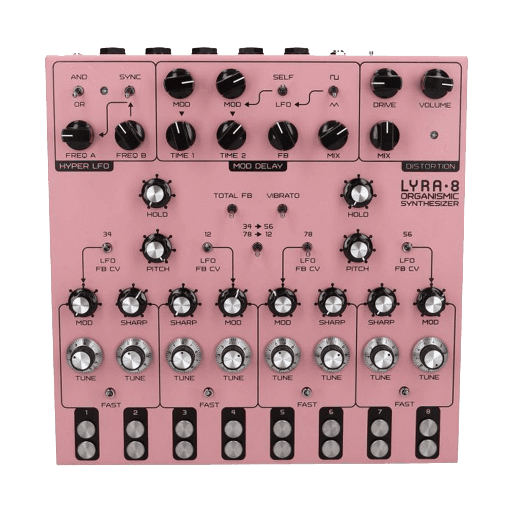 Soma Laboratory Lyra-8 Organismic Analog Synthesizer (Pink)