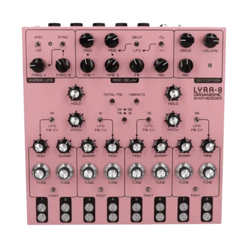 Soma Laboratory Lyra-8 Organismic Analog Synthesizer (Pink)