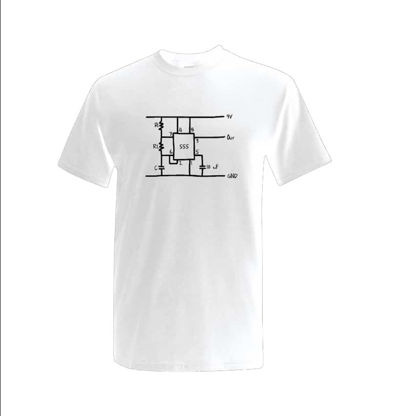 Synth Shirts – 555 (White) – Medium