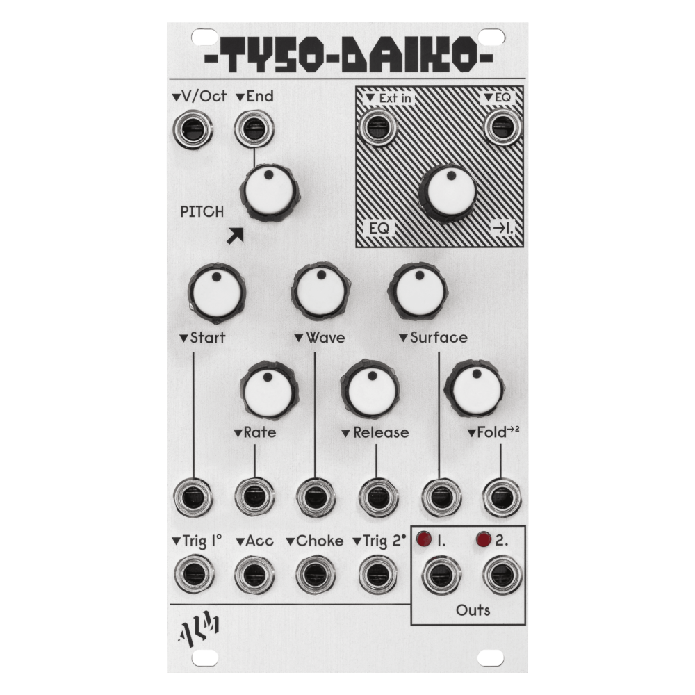 ALM Busy Circuits Tyso Daiko Eurorack Wavetable Drum Module