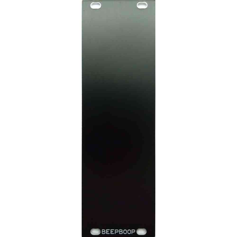 BeepBoop Electronics Eurorack Blank Panel (3U 8hp Black)