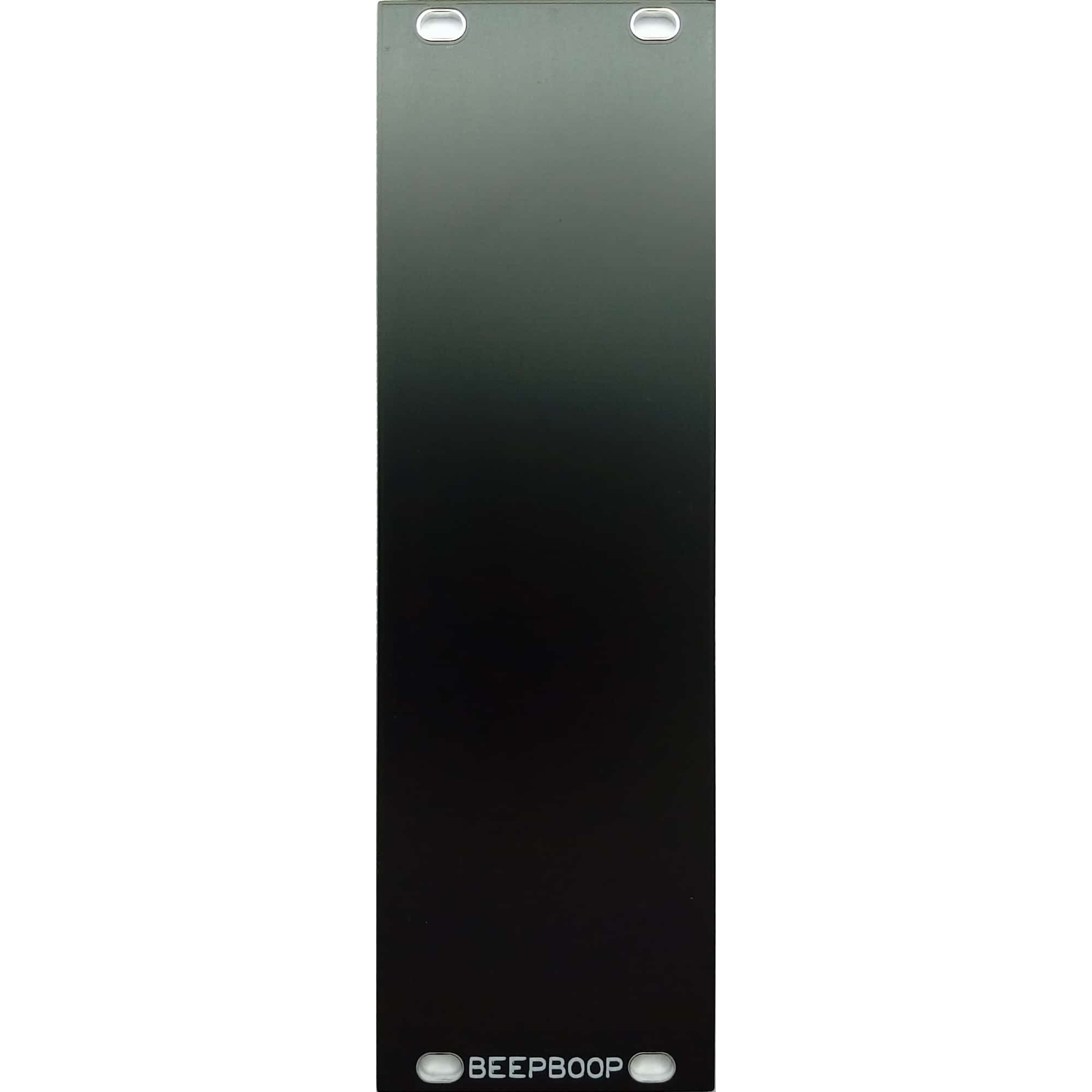 BeepBoop Electronics Eurorack Blank Panel (3U 8hp Black)