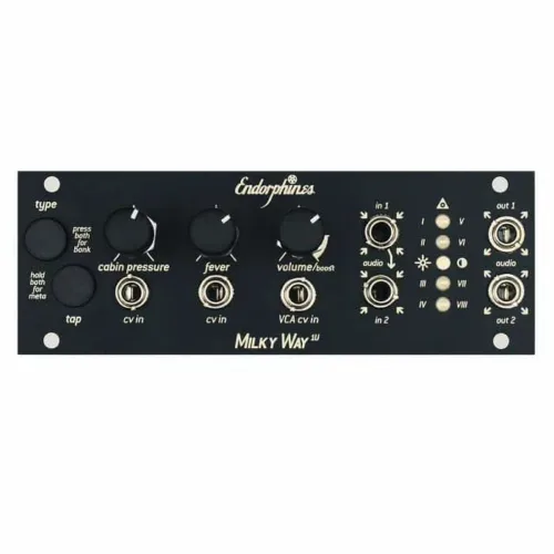 Endorphin.es Milky Way Eurorack Stereo FX Module (1U – Black)