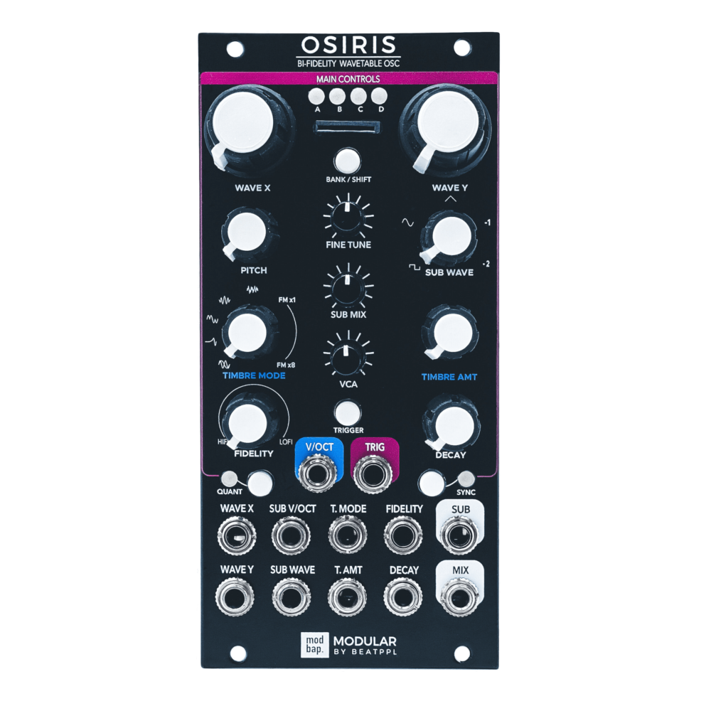 Modbap Osiris Eurorack Wavetable Oscillator Module