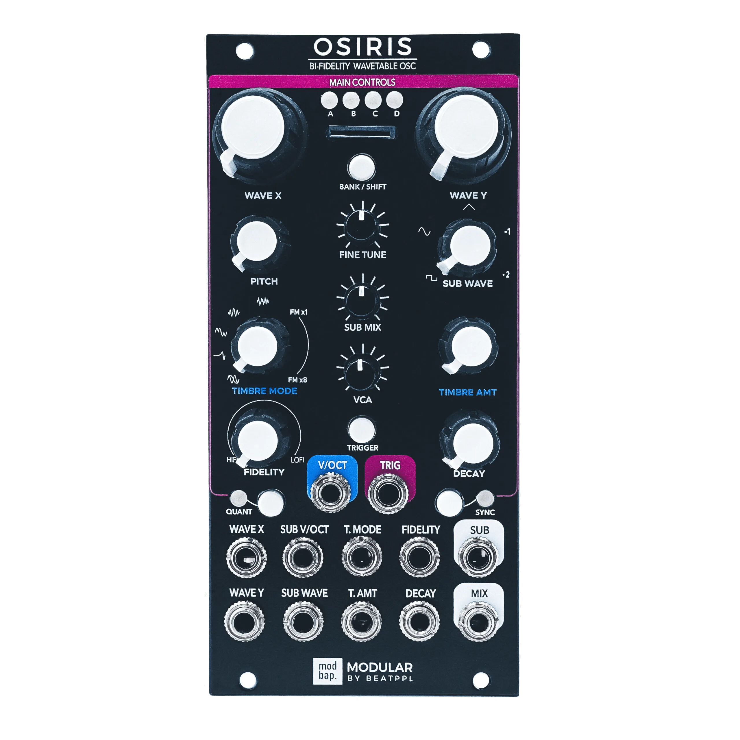 Modbap Osiris Eurorack Wavetable Oscillator Module
