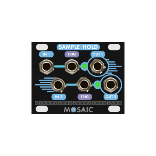 Mosaic Sample and Hold 1U Eurorack Module (Black)