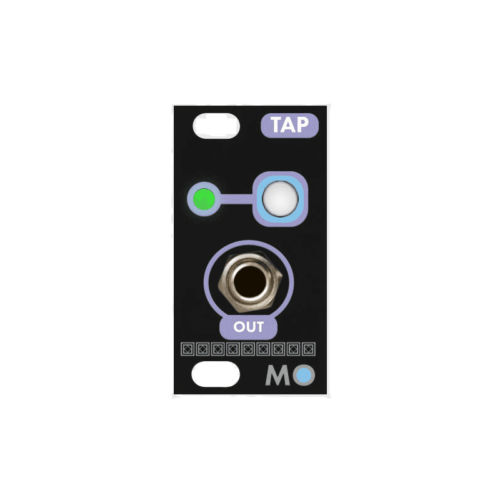 Mosaic Tap 1U Eurorack Tap Tempo Clock Generator Module (Black)