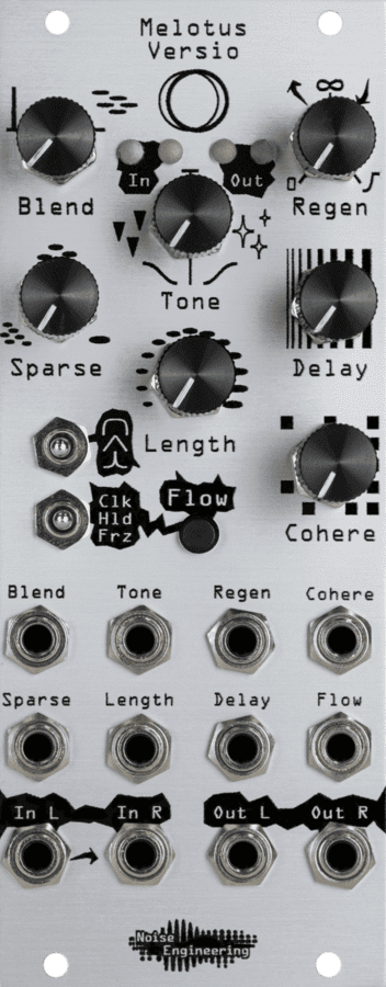 Noise Engineering Melotus Versio Stereo Texturizer Eurorack Module (Silver)