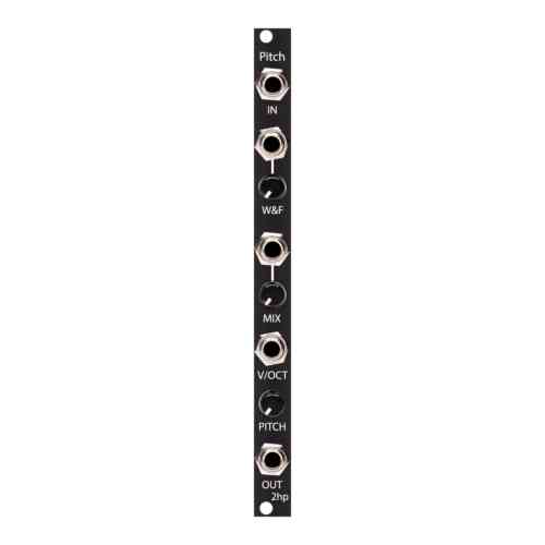 2hp Pitch Time-Domain Pitch Shifter Eurorack Module (Black)