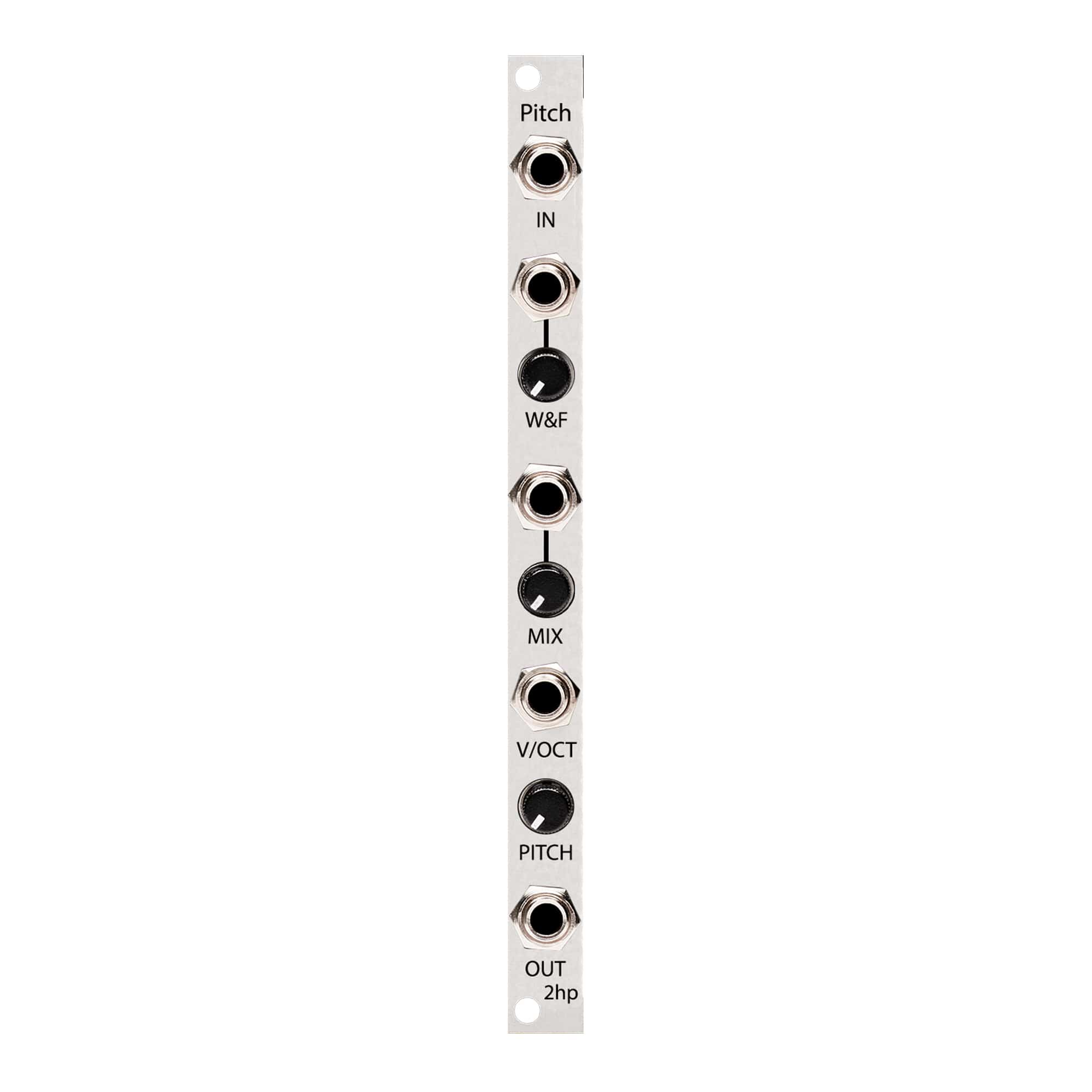 2hp Pitch Time-Domain Pitch Shifter Eurorack Module (Silver)