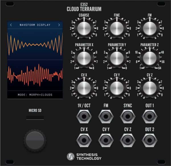 Synthesis Technology E352 Cloud Terrarium Eurorack Oscillator Module (Black)