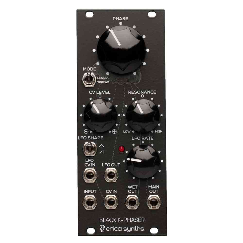 Erica Synths Black K-Phaser Eurorack Phaser Effect Module