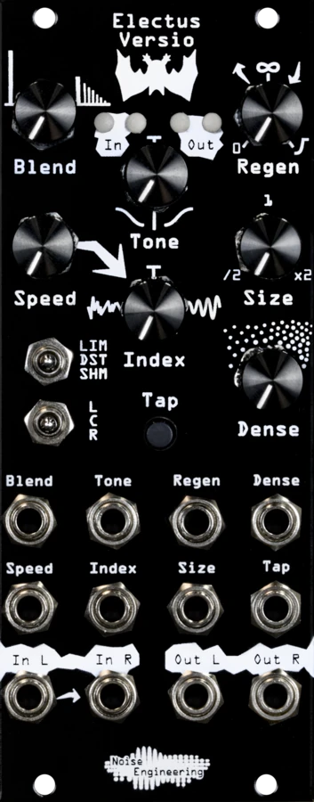 Noise Engineering Electus Versio Eurorack Delay and Reverb Module (Black)