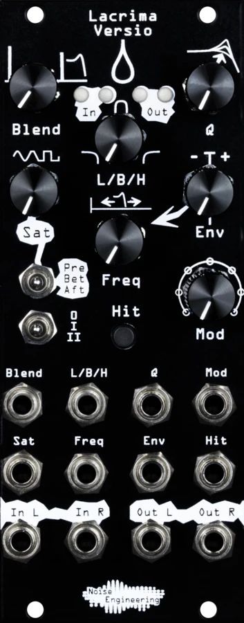 Noise Engineering Lacrima Versio Eurorack Autowah Filter Module (Black)