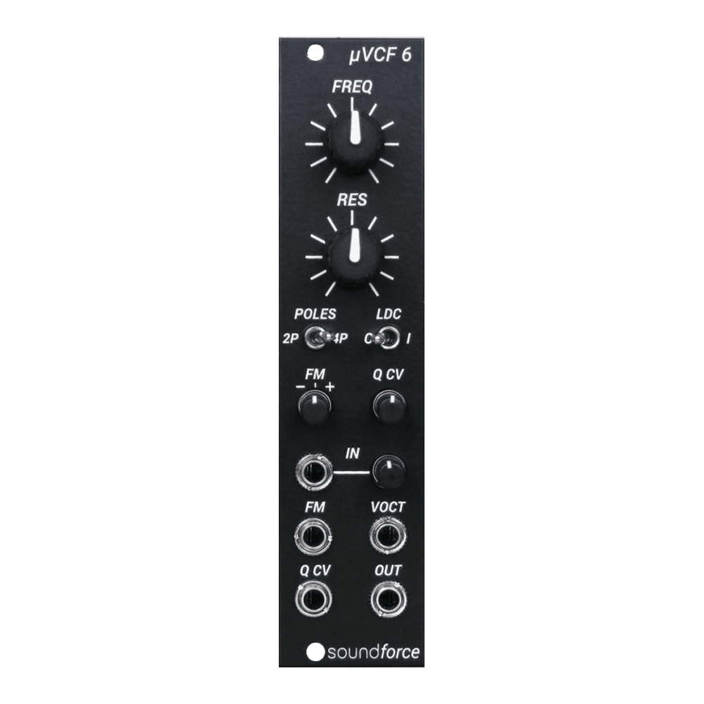 Soundforce uVCF6 Eurorack Low Pass Filter Module