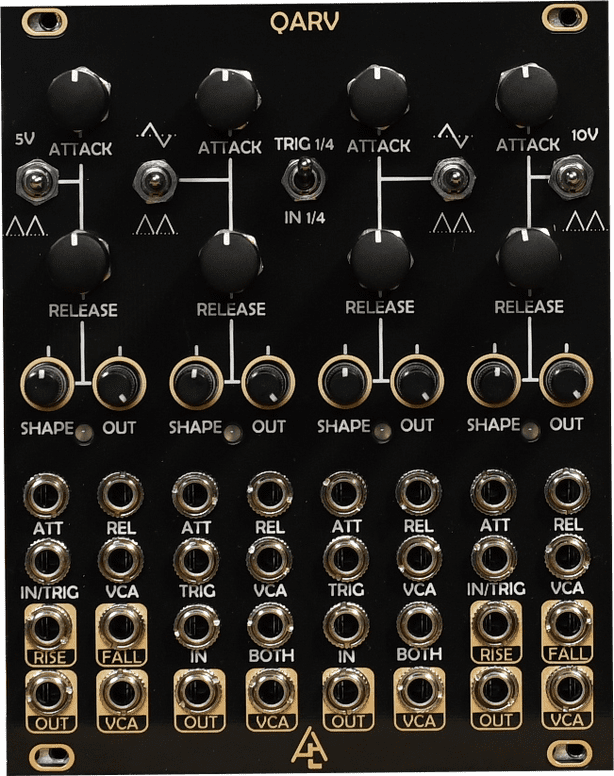 After Later Audio QARV Eurorack Quad Function Generator and VCA Module