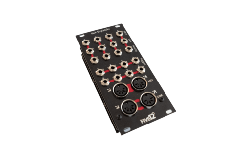 Five12 Vector Sequencer Expander Black Panel Eurorack Kit