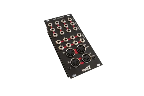Five12 Vector Sequencer Expander Black Panel Eurorack Kit