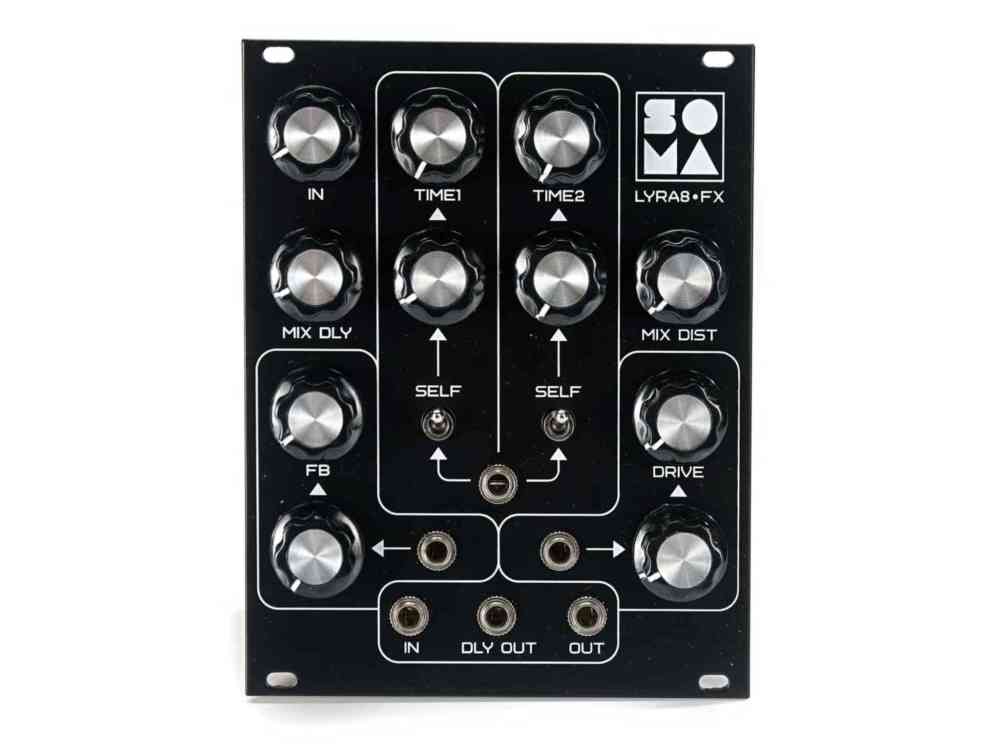 Soma Laboratory Lyra-8 FX Eurorack Delay and Distortion Module (Black)