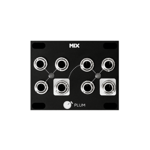 Plum Audio MIX 1U Eurorack Mixer Module (Black)