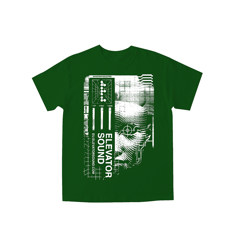 Elevator Sound EU Wave Terminator 2022 Tee (Green – XL)
