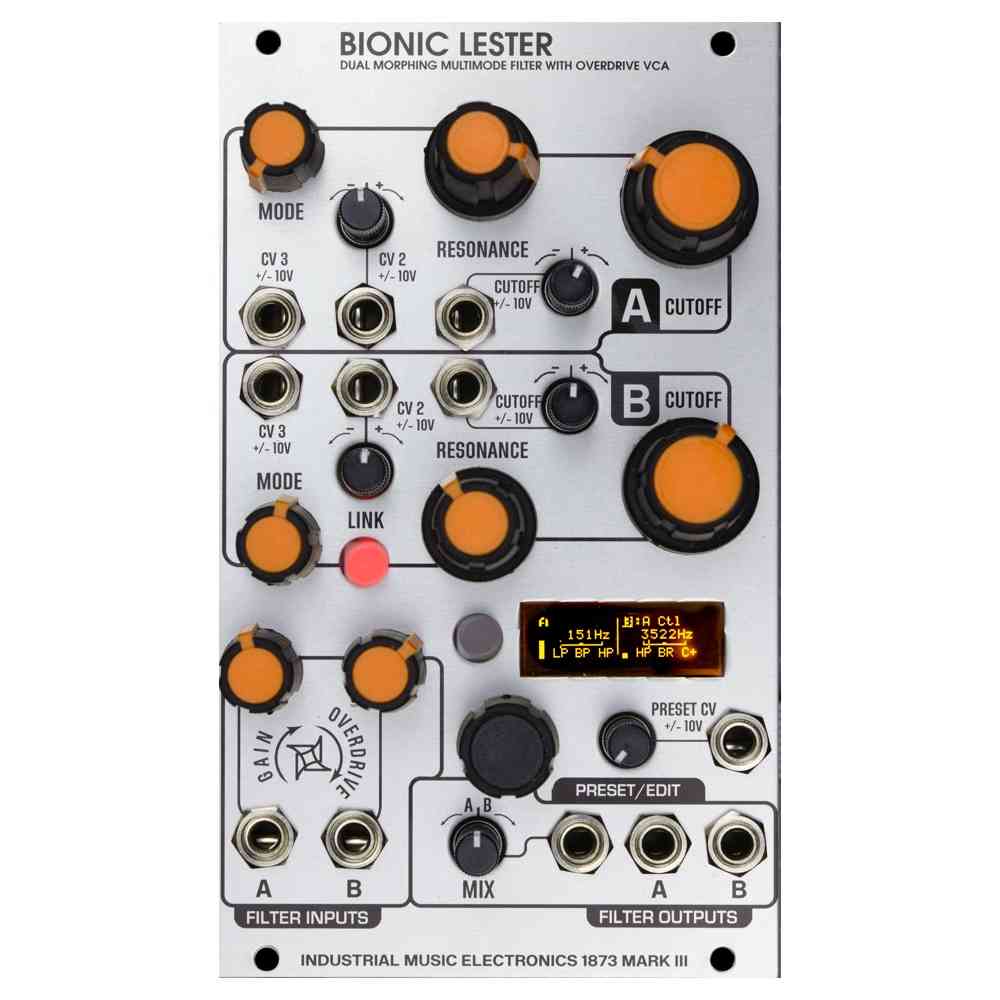 Industrial Music Electronics Bionic Lester MkIII Eurorack Filter Module