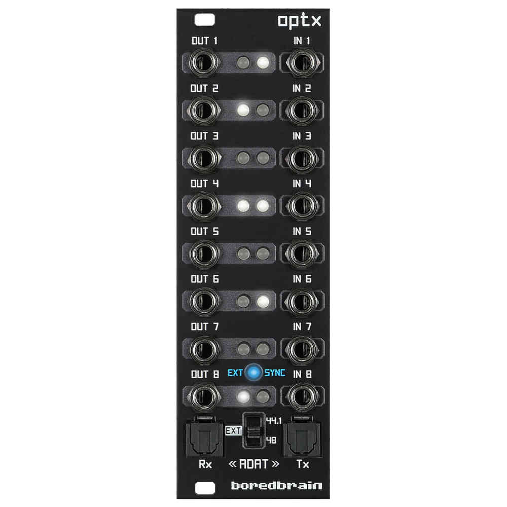 Boredbrain Optx Eurorack ADAT Lightpipe Interface Module