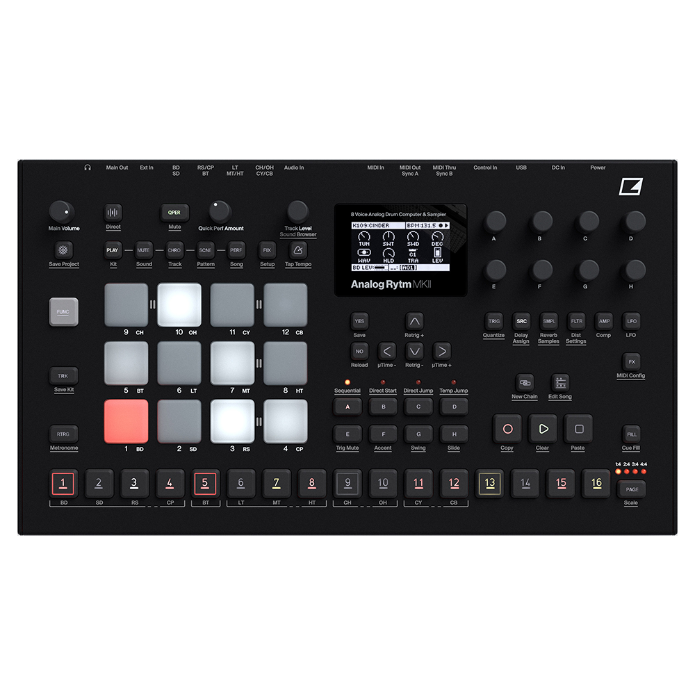 Elektron Analog Rytm MKII Desktop Drum Machine and Sequencer