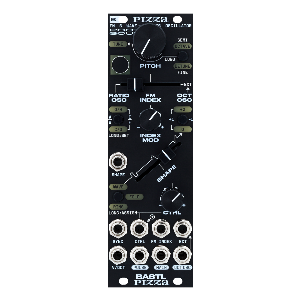 Bastl Instruments Pizza Eurorack FM and Wave Shaping Oscillator Module