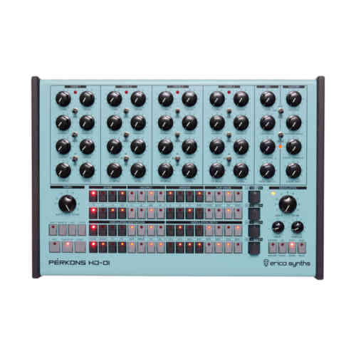 Erica Synths Perkons HD-01 Desktop Groovebox (Jet Fighter Cockpit Blue)