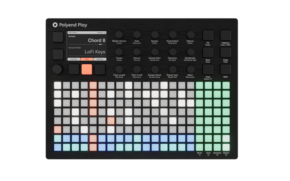 Polyend Play Sample and Midi Groovebox