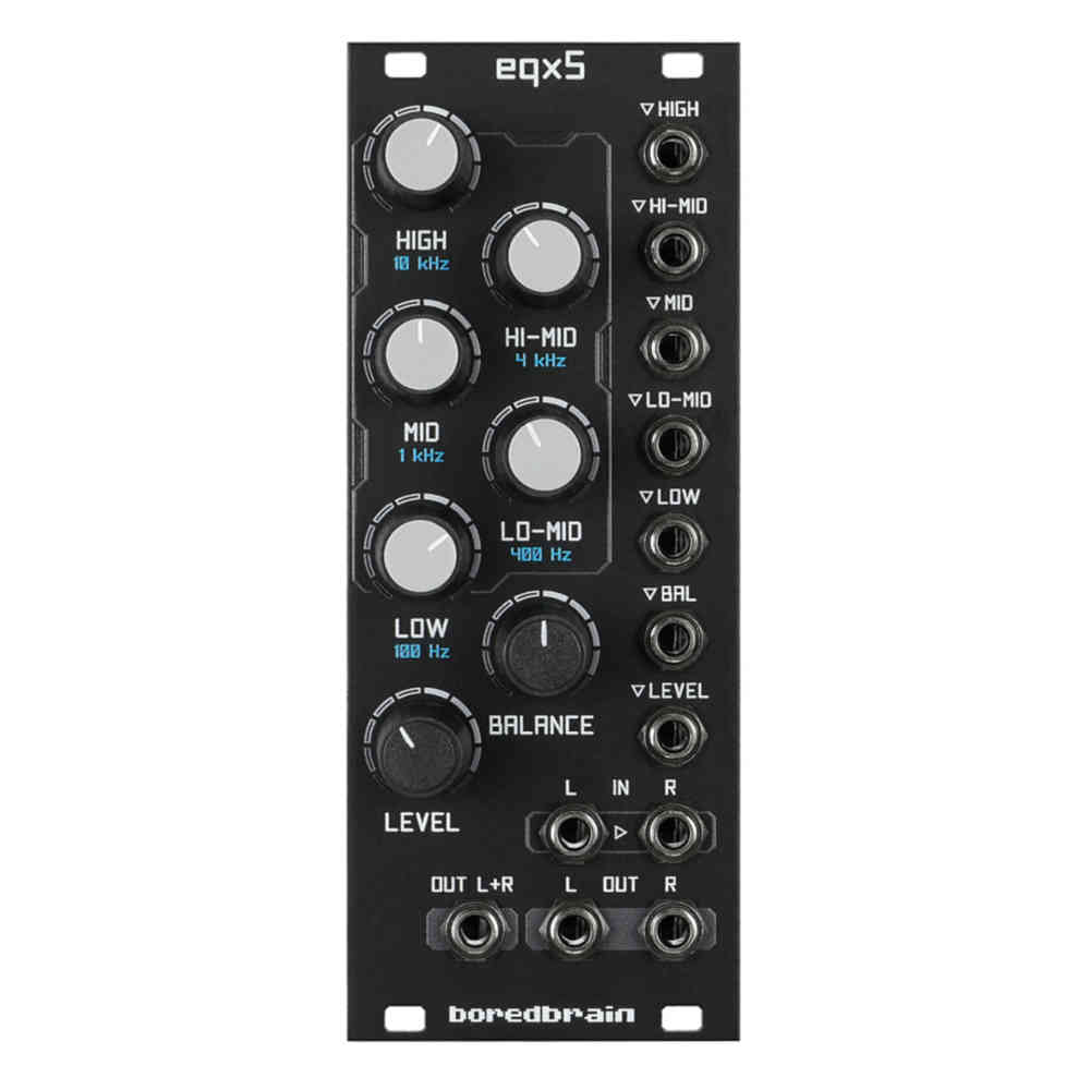 Boredbrain eqx5 Eurorack CV Controlled Equaliser Module