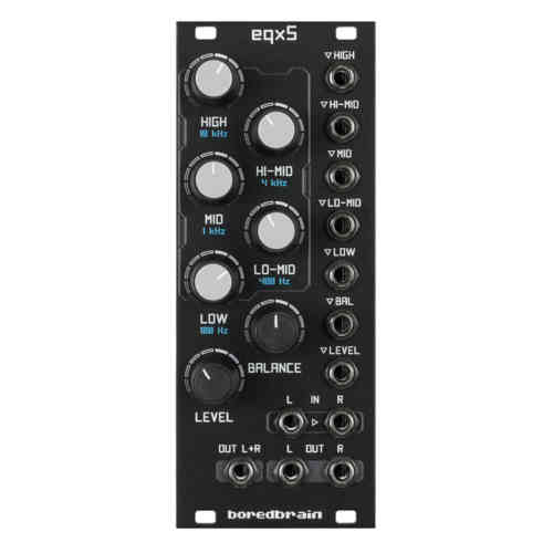Boredbrain eqx5 Eurorack CV Controlled Equaliser Module