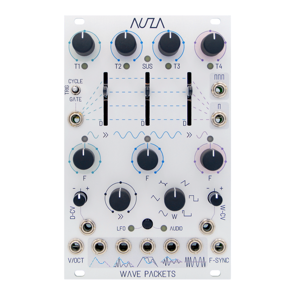 Auza Wave Packets Eurorack Modulation and Oscillator Module (Silver)