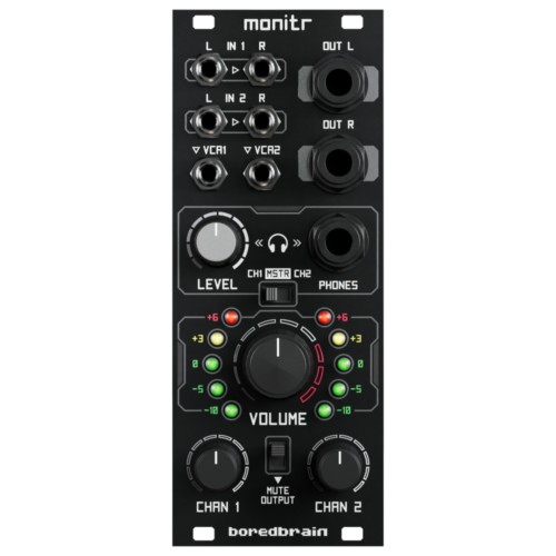 Boredbrain Monitr Eurorack Audio Output Module