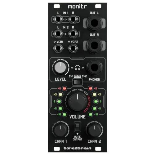 Boredbrain Monitr Eurorack Audio Output Module