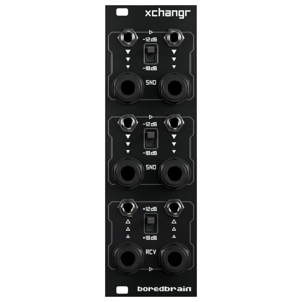 Boredbrain Xchangr Eurorack Audio Input and Output Module