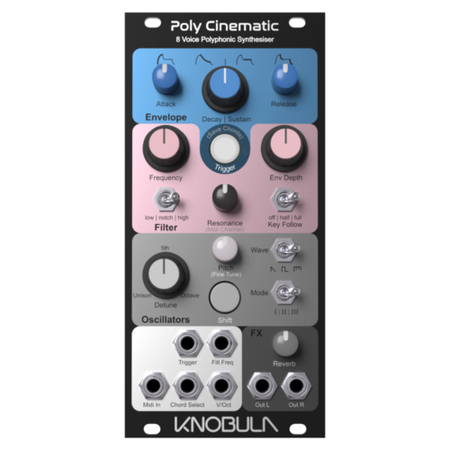 Knobula Poly Cinematic Eurorack Synth Voice Module