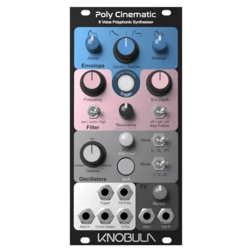 Knobula Poly Cinematic Eurorack Synth Voice Module