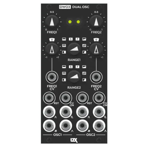 LZX Industries DWO3 Euroack Dual Video Oscillator Module