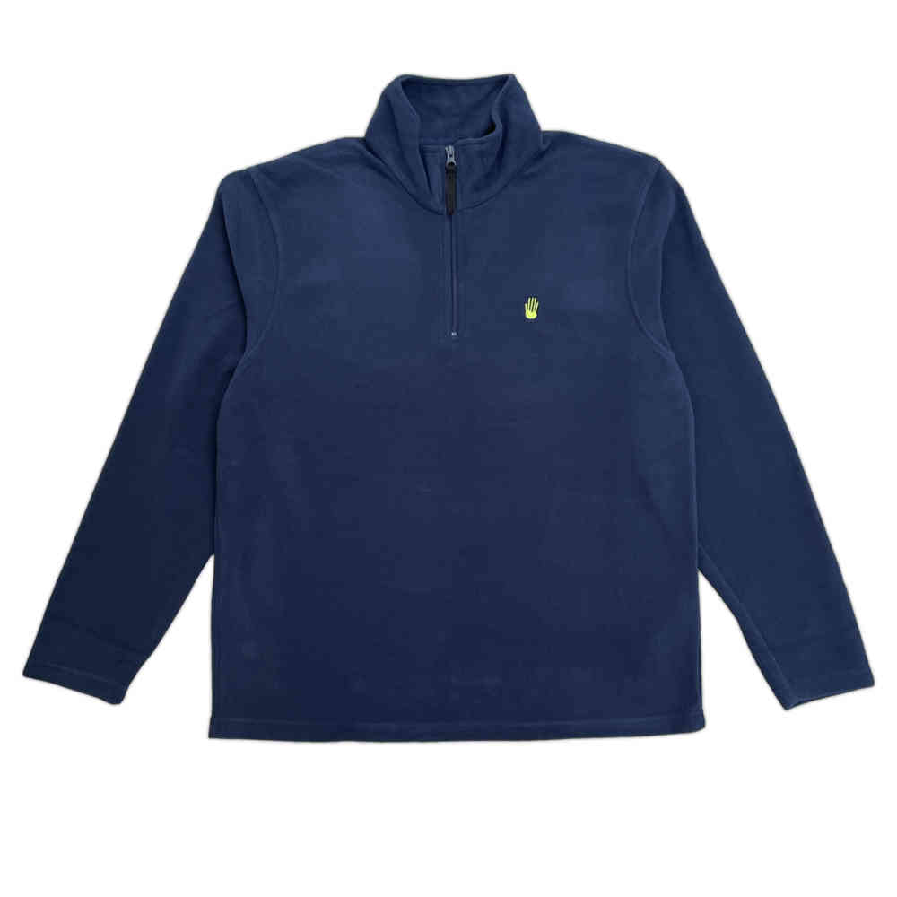 Song Athletics The Helping Hand Quarter-Zip Microfleece Navy (Large)