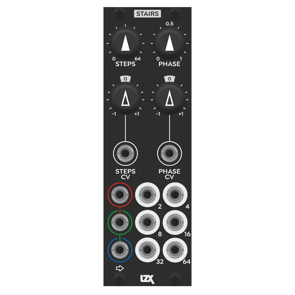 LZX Industries Stairs Eurorack Visual Waveshaper and VCA Module